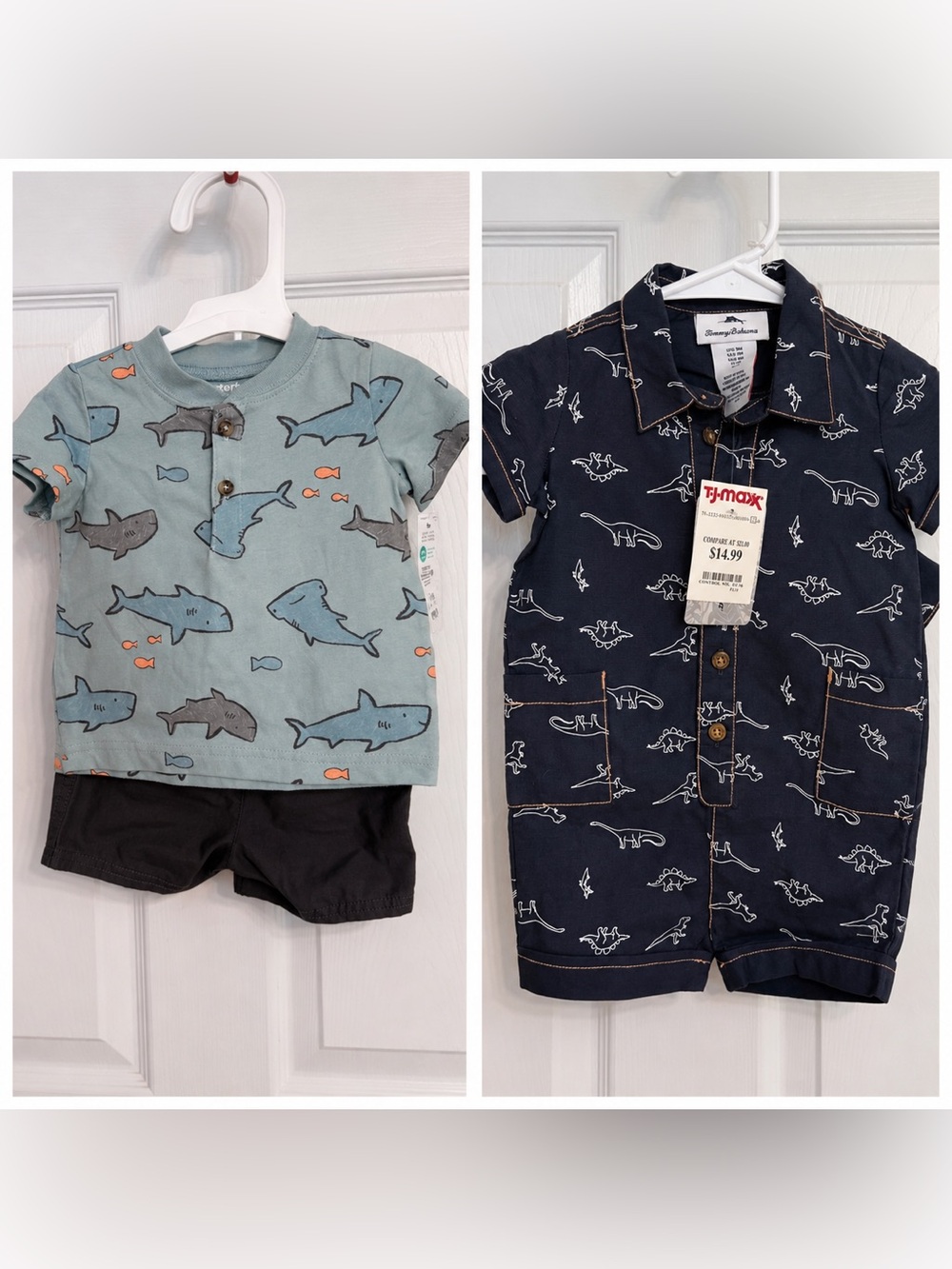 ⭐️3/$20 NWT 2 baby boy outfits 6/9 months